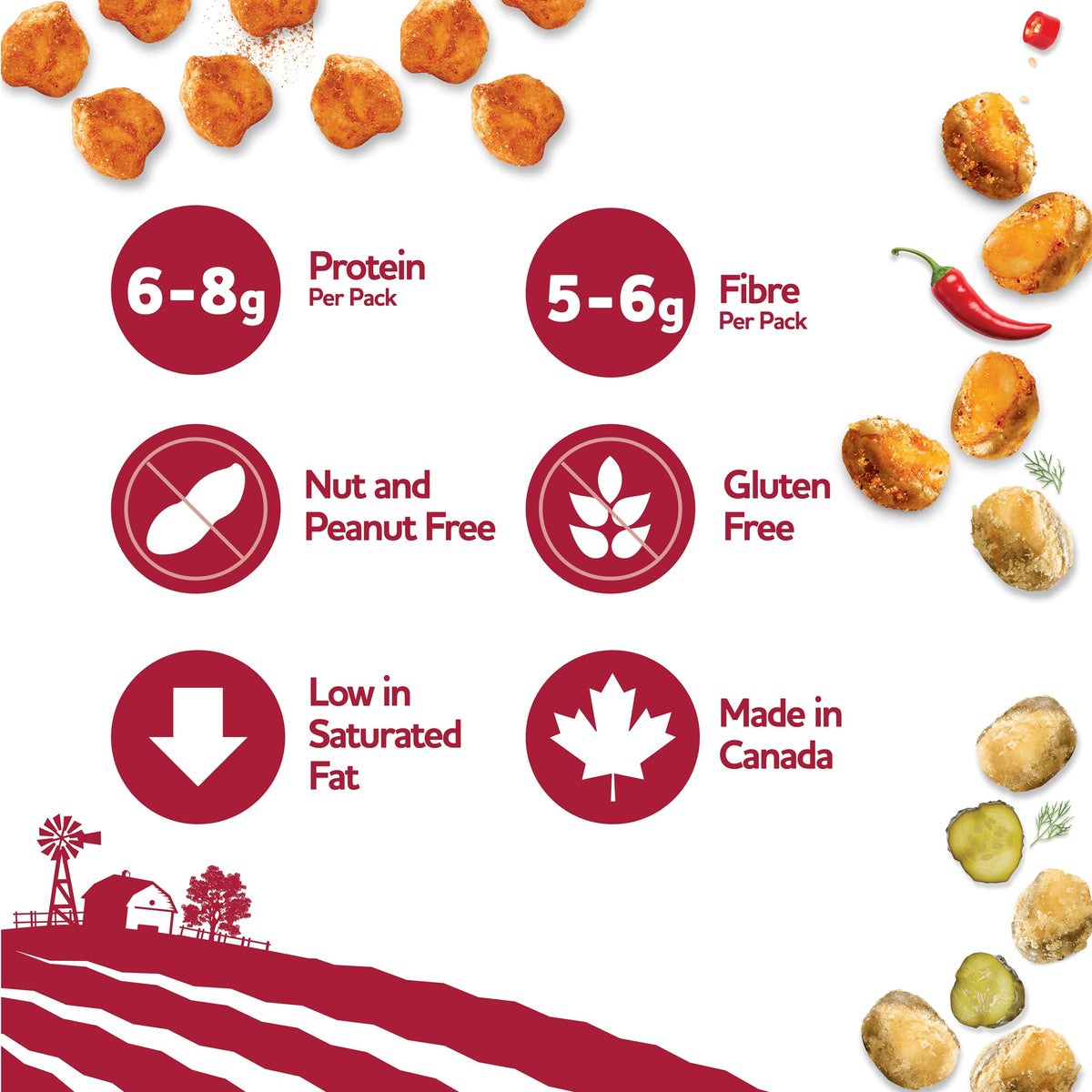 Three Farmers kid-friendly snacks encourage healthier choices at any time.