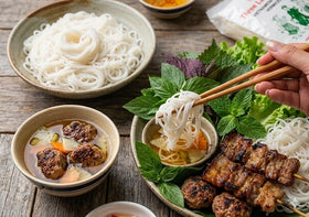 Three Ladies rice sticks cooking directions yield tender yet firm noodles in minutes.
