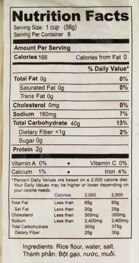 Three Ladies vermicelli rice sticks, ideal for noodle salads and broths