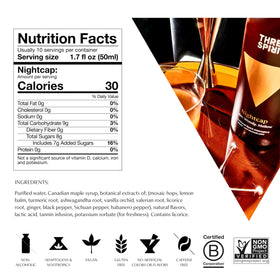 Three Spirit Nightcap glass serve for social occasions without alcohol.