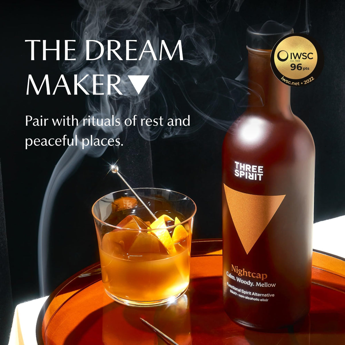 Three Spirit Nightcap mocktail idea shows versatile, flavor-forward non-alcoholic options.