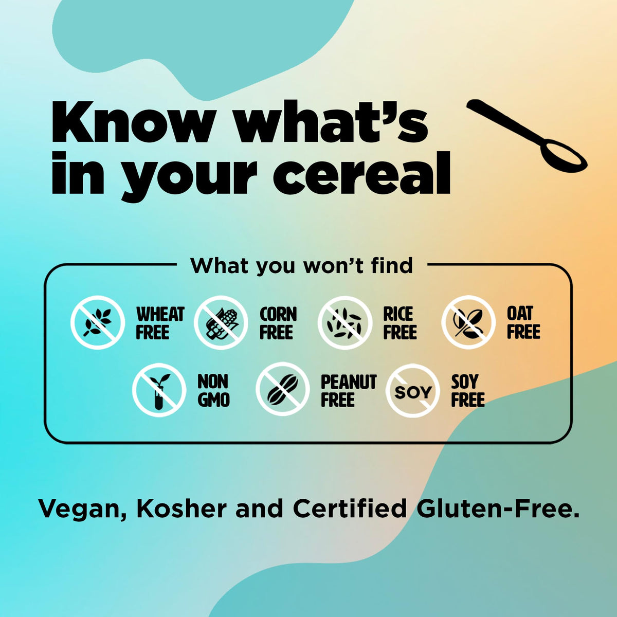 Three Wishes grain-free protein cereal Honey flavor box satisfies cravings with low sugar.