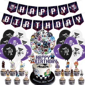 THREEMAO Undertale banner adds color to birthday décor and photo-worthy moments.