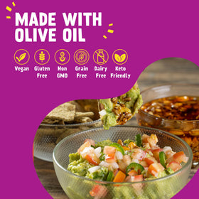 TIA LUPITA Fruit bits in oil reveal vibrant color and sweetness balance.