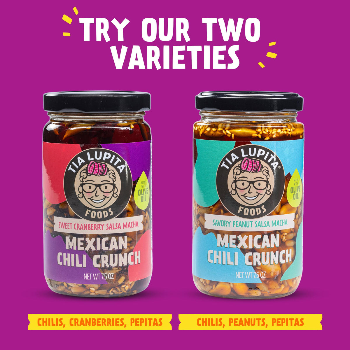 TIA LUPITA Salsa Macha Crunch oil journeys through everyday meals