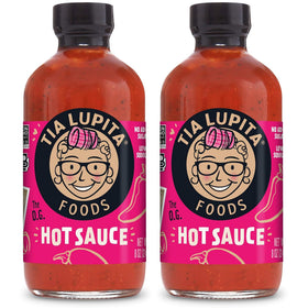 TIA LUPITA Hot Sauce bottle showing smoky-sweet flavor for everyday meals.