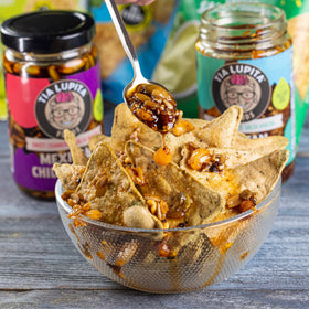 TIA LUPITA gluten-free, vegan oil complements veggies and proteins