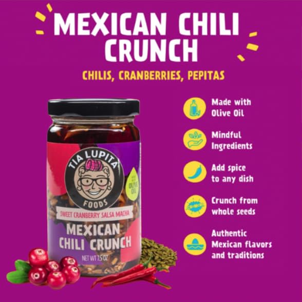 TIA LUPITA Salsa Macha Morita oil pour captures zesty aroma for sauces.