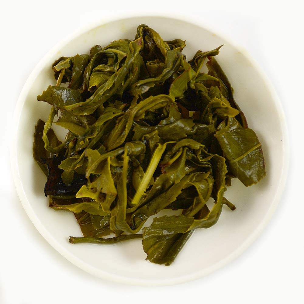 Tian Hu Shan green tea aroma closeup for calm moments
