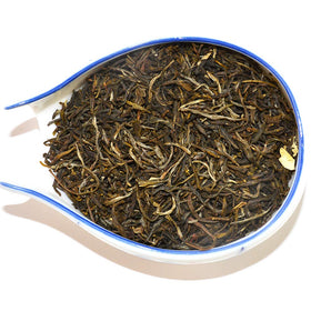 Elegant tin packaging of Tian Hu Shan Jasmine Green Tea
