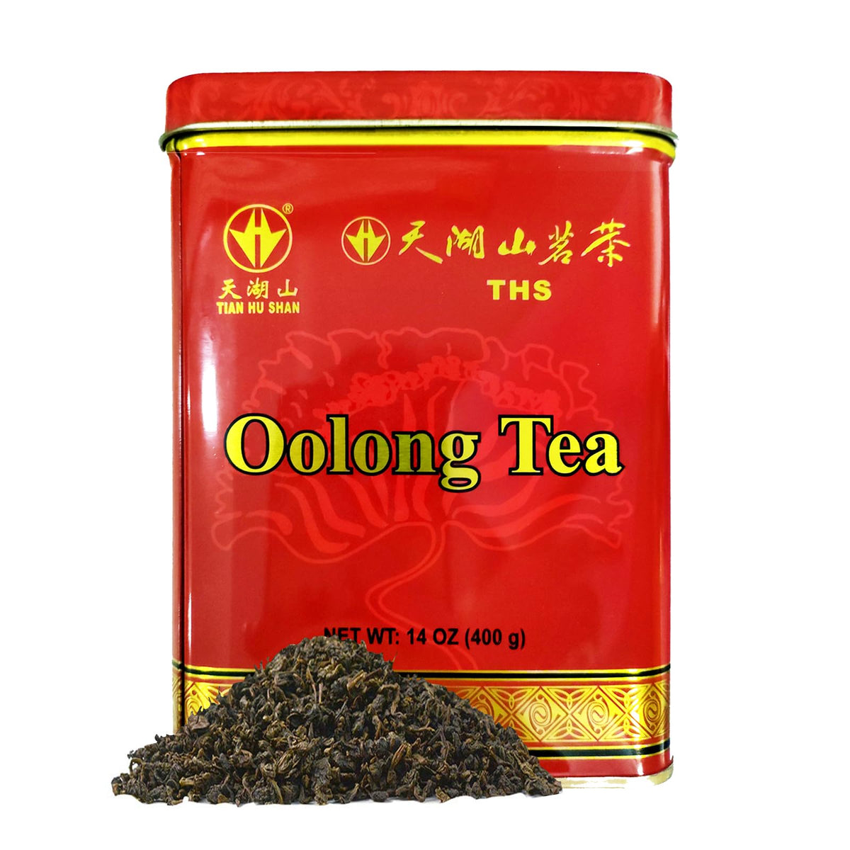 Tian Hu Shan Premium Oolong Tea leaf close-up showing tender leaves for rich flavor.