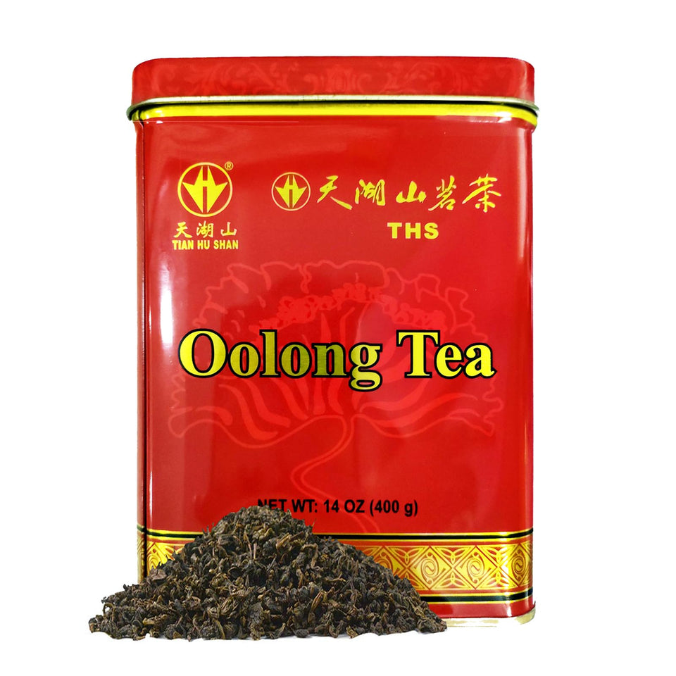 Tian Hu Shan Premium Oolong Tea leaf close-up showing tender leaves for rich flavor.