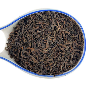 Tian Hu Shan Puerh 8oz packaging shot emphasizes convenient home brewing.
