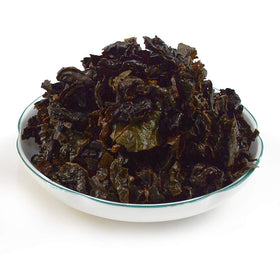 Tian Hu Shan tea mountain and factory branding for authenticity.
