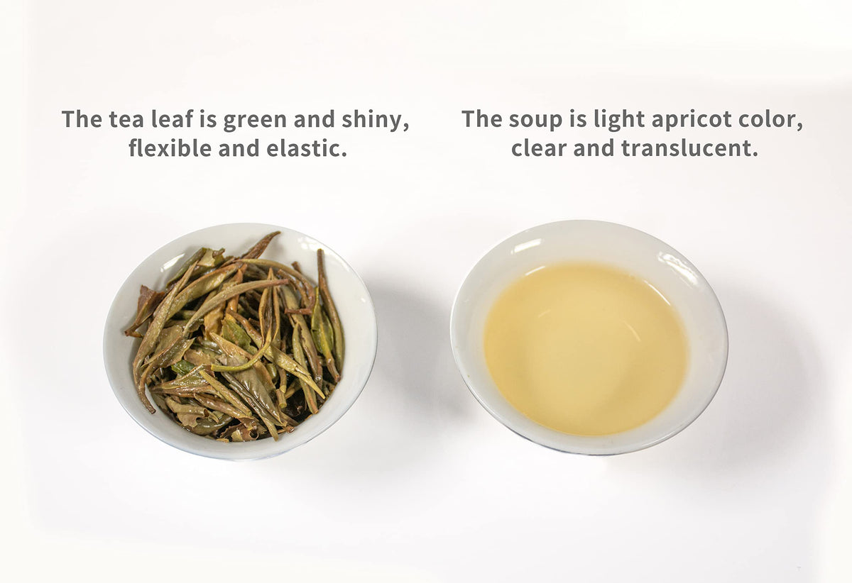 Tian Hu Shan White Tea leaf unfurling in hot water signals a layered aroma.