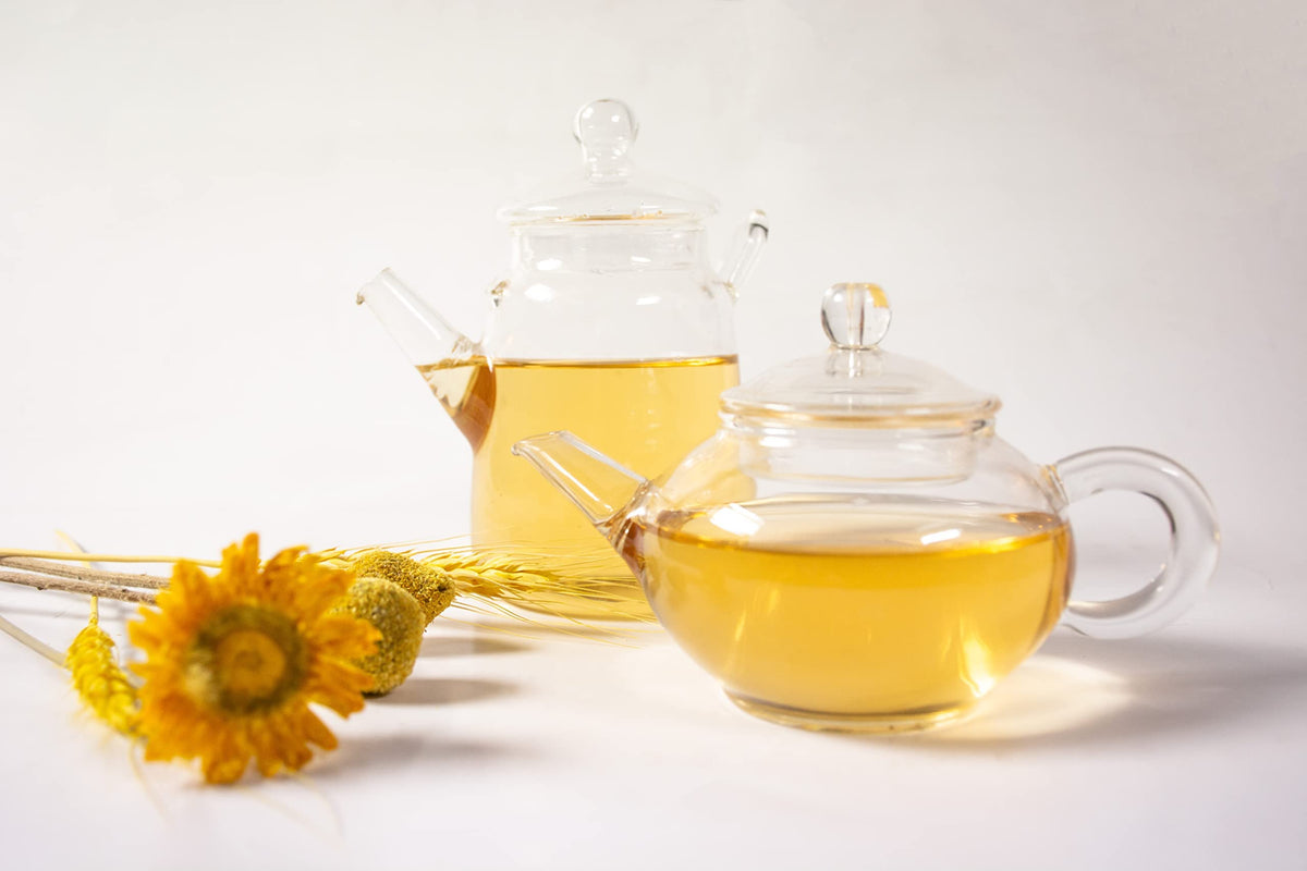 Tian Hu Shan White Tea packaging 4oz emphasizes premium loose leaves and heritage.