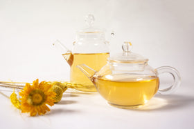 Tian Hu Shan White Tea packaging 4oz emphasizes premium loose leaves and heritage.