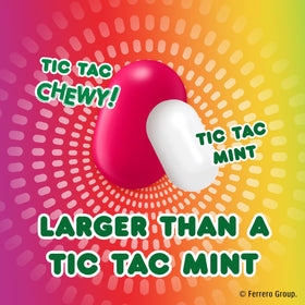 TIC TAC CHEWY Fruit Adventure grape flavor with deep purple tones