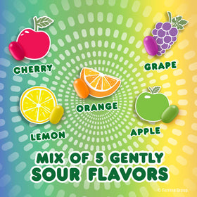 TIC TAC CHEWY Sour Adventure apple flavor juicy and fresh.