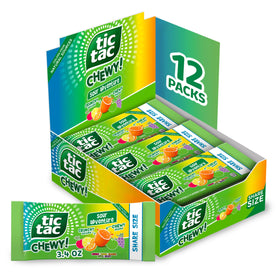 TIC TAC CHEWY Sour Adventure package ready for sharing at parties.