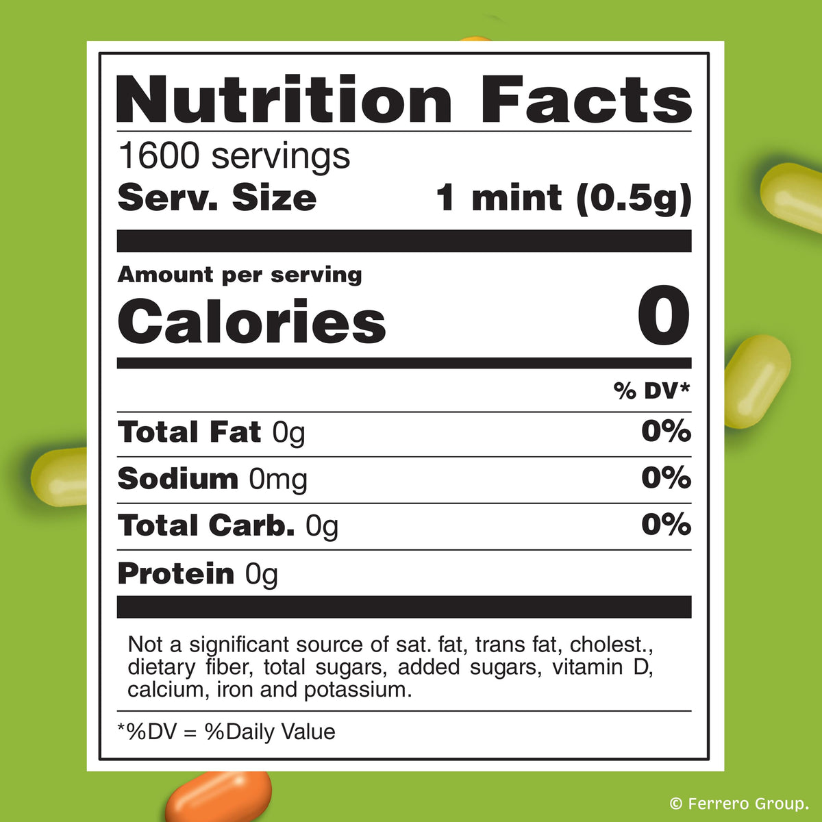 Tic Tac Citrus Adventure back panel showing bulk eight-pack branding for sharing