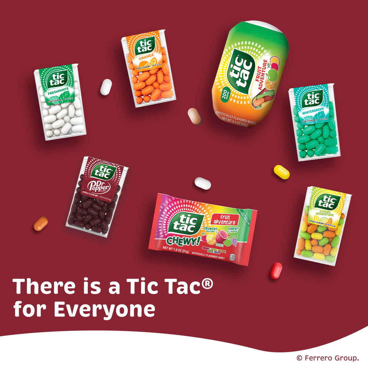 Tic Tac Dr Pepper on-the-go pack ready for travel.