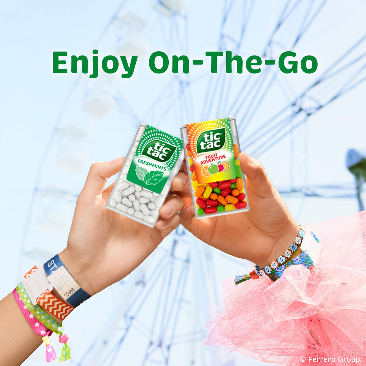 Tic Tac Freshmint gift-ready pack ideal for stockings or small gifts.