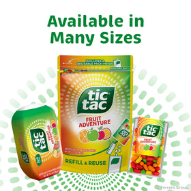 Store display featuring Tic Tac Fruit Adventure mint treats