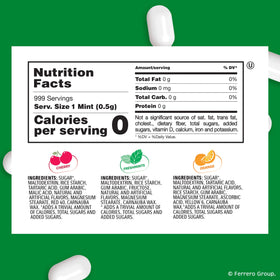 Tic Tac Mega Box back view showing bulk packaging