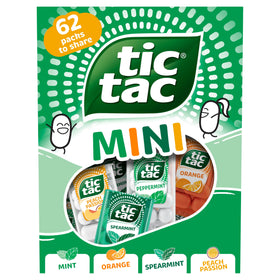 Tic Tac Mini Mints orange-peppermint image, convenient on-the-go breath refresh