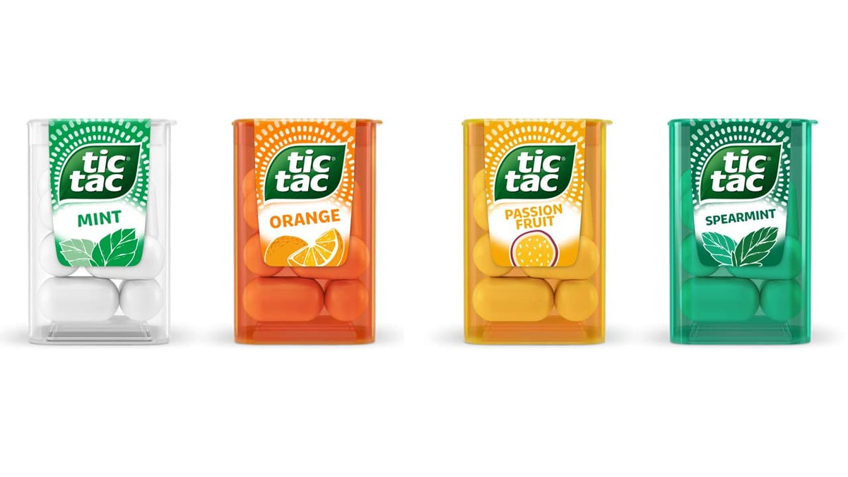 Tic Tac Mini Mints spearmint flavor image, crisp mint flavor for quick palate refresh