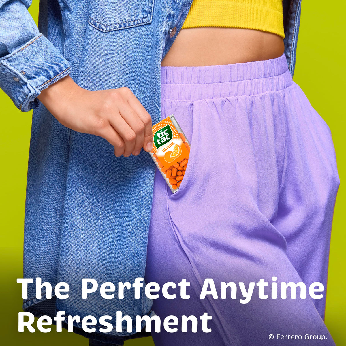 Tic Tac Orange gluten-free mints for gluten-free snackers.