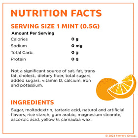 Tic Tac Orange refill pack 1 oz for quick on-the-go refills.