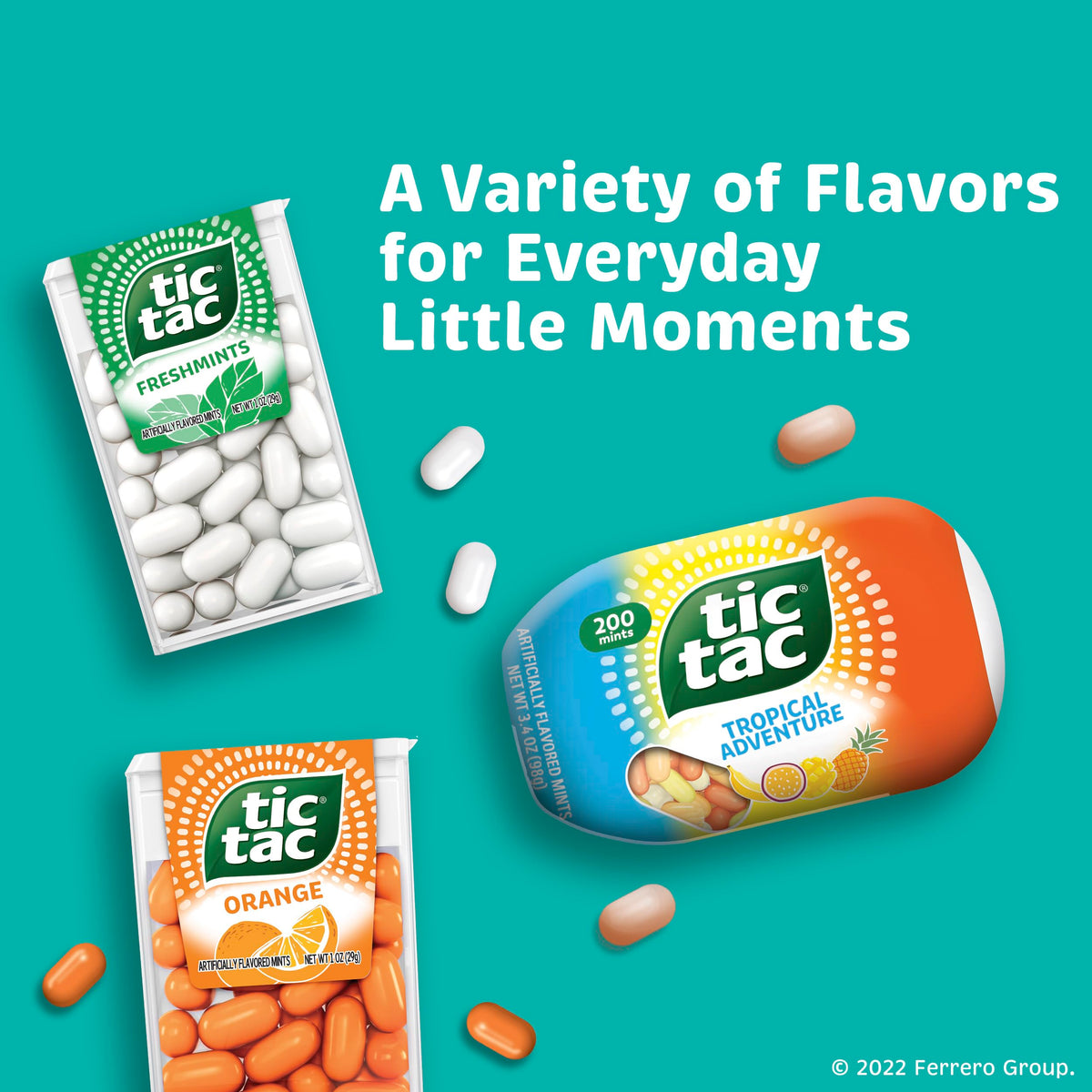 Tic Tac Wintergreen after-dinner mint to brighten your evening.