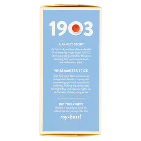 Tick Tock Teas bergamot citrus aroma highlights the blend's citrus notes.