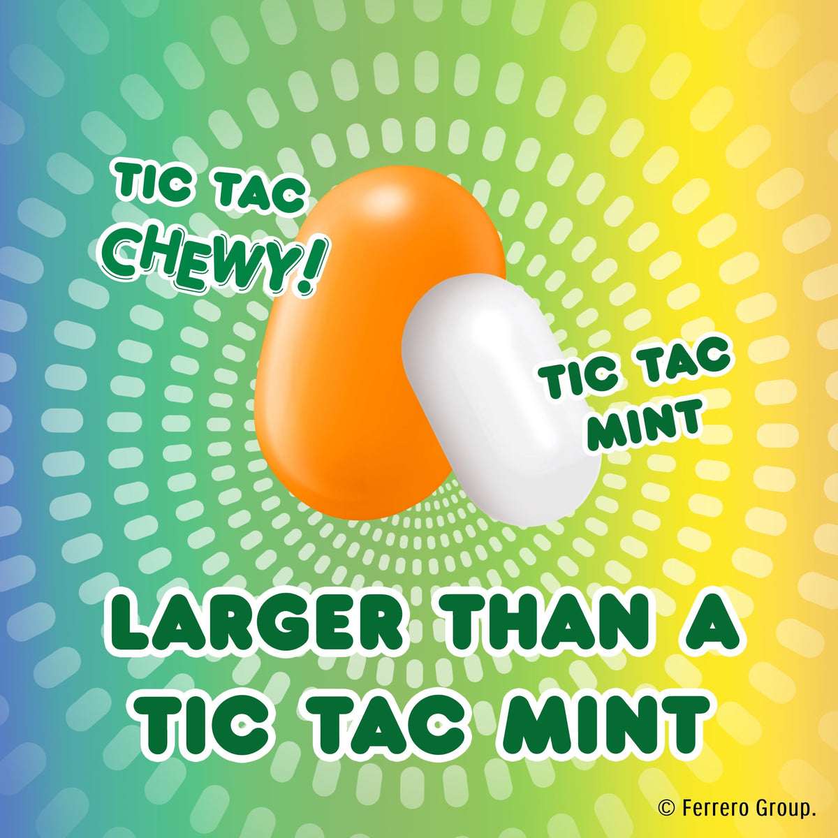 Tic Tac Chewy Sour Adventure bulk 8-pack box convenient for groups and games.