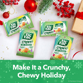 Tic Tac Chewy Sour Adventure chewy center for a satisfying bite on the go.