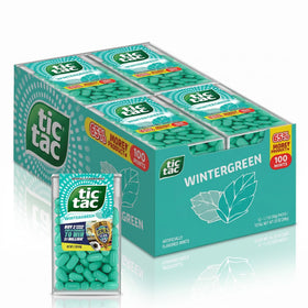 Tic Tac Wintergreen bulk 12-pack box for convenient sharing on the go