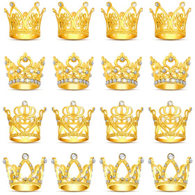 Tidponra mini crowns for bouquets, style-1, add elegant sparkle to floral arrangements