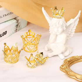 Tidponra mini crowns for bouquets, style-2, enhance stems with festive shine