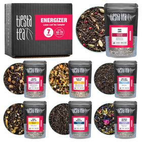 Tiesta Tea Black Sampler Dry Flight Set, premium loose leaf collection for bold, energizing tea days.