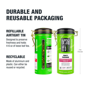 Tiesta Tea brews up to 50 cups from a 4oz tin
