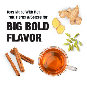 Tiesta Tea Chai Love spice blend close-up highlighting ginger and cardamom