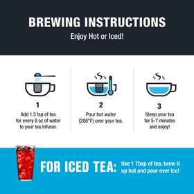 Tiesta Tea Cherry Punch 16oz resealable pouch keeps freshness