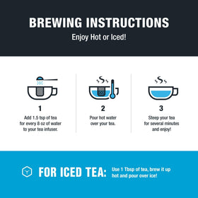 Tiesta Tea Cherry Punch steaming cup, sweet-tart aroma.