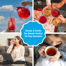 Tiesta Tea Cherry Punch Mother's Day gift set scene