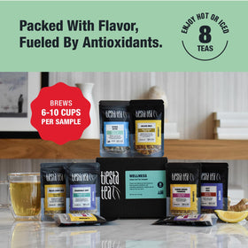Tiesta Tea Citrus Detox pouch, bright infusion ideal for refreshing citrus flavor.