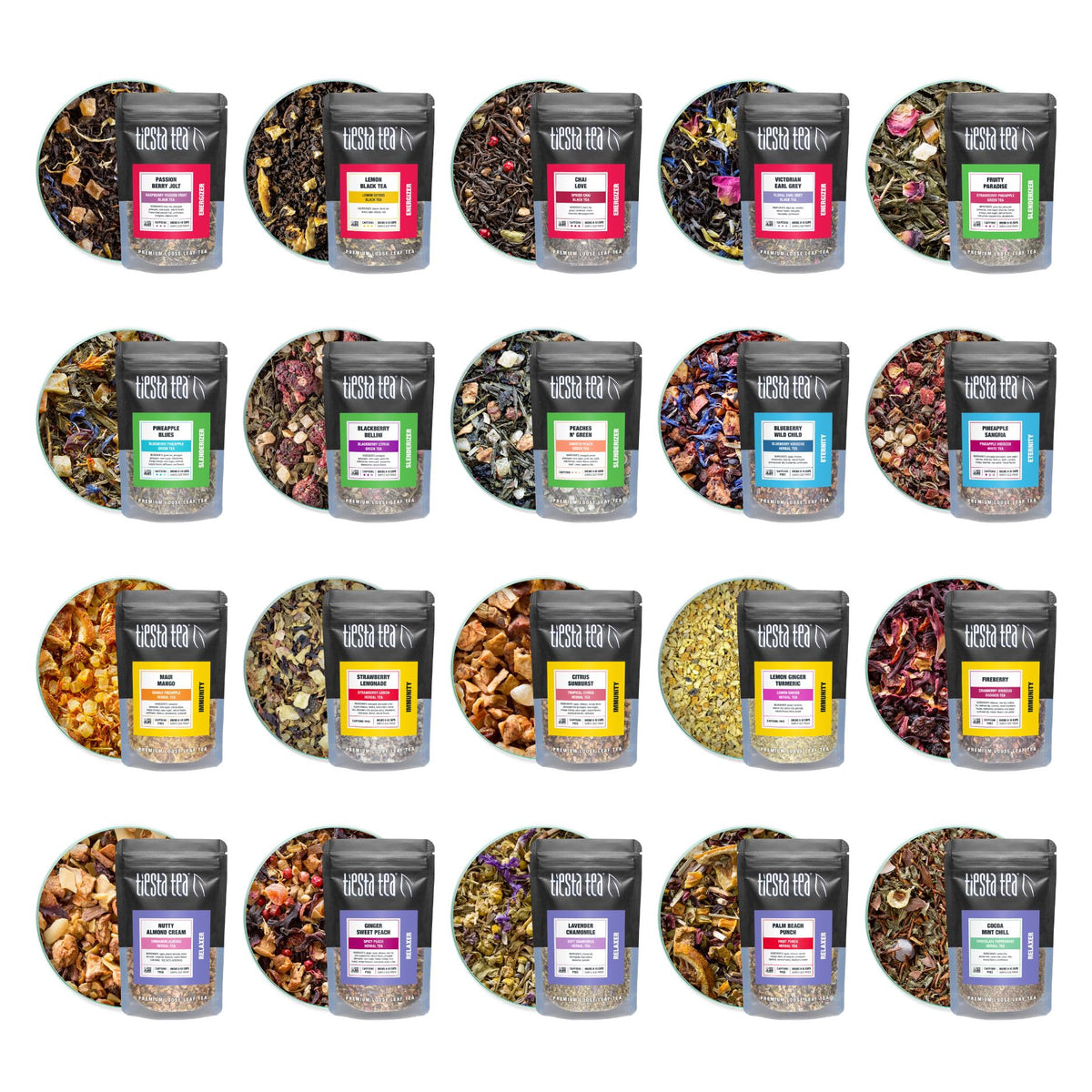 Tiesta Tea Discovery Sampler packaging showcasing a gift-ready tea box for variety lovers.