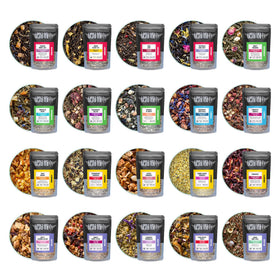 Tiesta Tea Discovery Sampler packaging showcasing a gift-ready tea box for variety lovers.