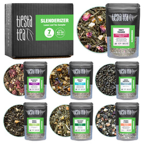 Tiesta Tea Fruity Paradise pouch ready for a bright morning pick-me-up.